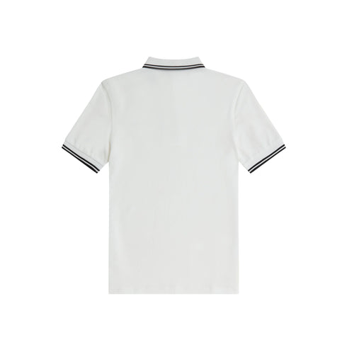 Fred Perry Polo mm Polo Uomo con inserti a contrasto Bianco blu - Francavilla Moda